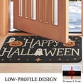 thumbnail image 3 of Happy Halloween Pumpkin Non Slip Washable Door Mat Pumpkin Spooky Doormat Retro Outdoor Inside Floor Rugs Crystal Velvet 30x17 Inches, 3 of 7