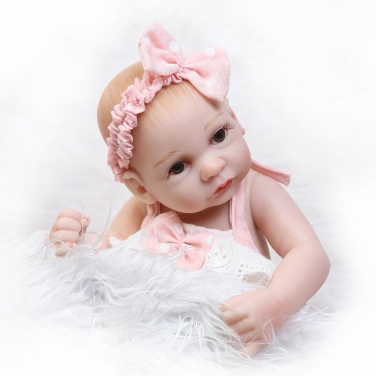 Miaio 14 Reborn Baby Dolls, Full Silicone Baby Dolls, Realistic