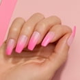 thumbnail image 2 of Salon Perfect Neon Modern French Ombre Pink Nail Set, 24 Pieces, 2 of 5