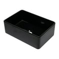 thumbnail image 6 of ALFI brand AB3020SB-BG 30 inch Black Reversible Single Fireclay Farmhouse Kitchen Sink, 6 of 10