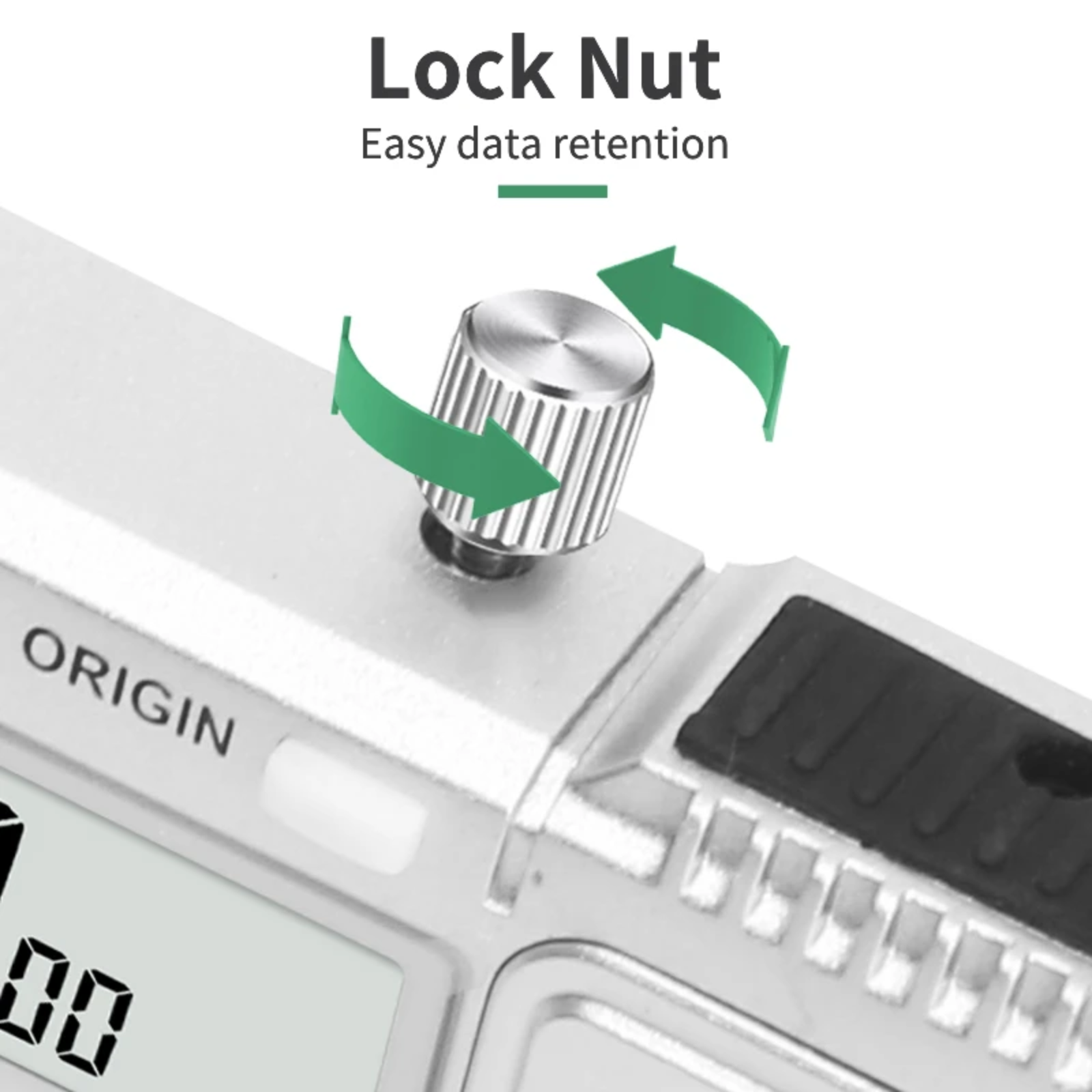 150mm Digital Electronic Caliper, 0.01mm Precision Measuring Tool, Stainless Steel Vernier Micrometer with IP54 Waterproof for Origin Measurement