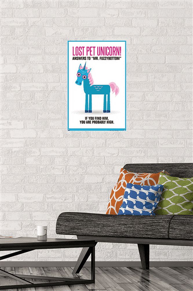 Lost Pet Unicorn Wall Poster, 14.725" x 22.375"
