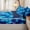 Blue Purple, variant on Erosebridal Magical Luminous Bow Zipper Full Size Comforter Sets with Fitted Sheet and 2 Pillowcases,Dreamy Bokeh Shimmer Zipper Bedding Set,Purple Blue,4pcs,Black Reversible