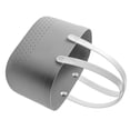 thumbnail image 3 of Cesta de ducha portátil con orificios de ventilación, cesta de almacenamiento portátil de plástico de gran capacidad con asas para baño, color gris., 3 of 14