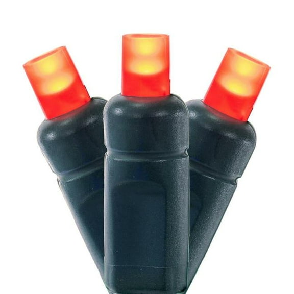 Vickerman X6G66503FPBG 50 Light Frosted LED WA Coax Set - Red