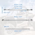 thumbnail image 3 of Unique Bargains 2 Pcs M8 80mm Tige de Direction Réglable Rotule pour 49cc ATV Électrique Go Kart Direction Colonne Suspension, 3 of 6