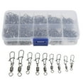 thumbnail image 2 of Eslabones giratorios Jadeshay 210 piezas accesorios de pesca acero inoxidable, 2 of 14