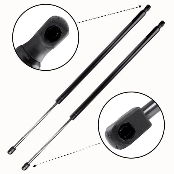 ECCPP Front left and right Hood Lift Support Fit for 1997-2006 for Ford Expedition 1995-2004 for Ford F-150 Replaces 4478 SG404016 2pcs