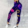 thumbnail image 1 of WILLBEST Pantalones de Yoga Con Estampado de Cintas de Colores de Carnaval Para Mujer, Leggings de Moda, Mallas de Entrenamiento de Cintura Alta, Ropa Deportiva Cómoda y Elástica Grande, 1 of 3