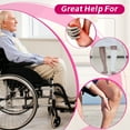 thumbnail image 6 of KEKOY Leg Lifter for Hip Replacement, 40.5" Long Rigid Foot Loop, Durable & Rigid Hand Strap & Foot Loop, Ideal Mobility Tool for Wheelchair, Hip & Knee Replacement, Bed/Car, Pink, 6 of 6