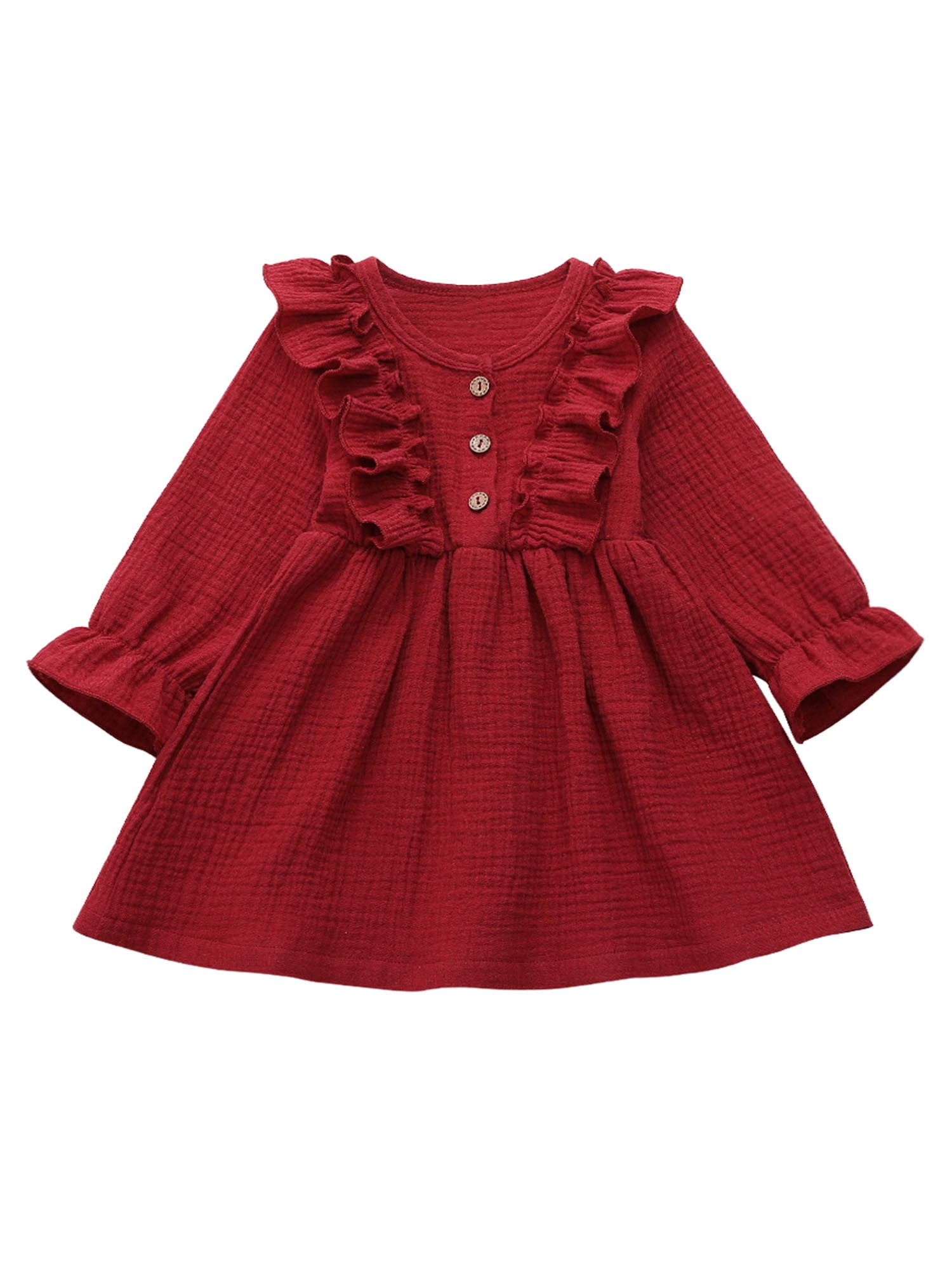JBEELATE Toddler Girl Dress Fall Winter Clothing Kids Long Sleeve