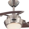 thumbnail image 5 of Westinghouse Lighting Indoor Ceiling Fan with Lights and Remote Control, Harmony 48 Inch Fan for Bedroom Home Living Décor, Wholesale Home Cloth Included, Brushed Nickel Finish, 5 of 6