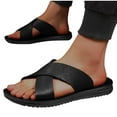 thumbnail image 7 of Handshe Men's Fashion Casual Open-Toe Sandals – Soft Sole Breathable Slip-On with Trendy Design for Summer Beach Outdoor Slides,Plus Size, 7 of 7