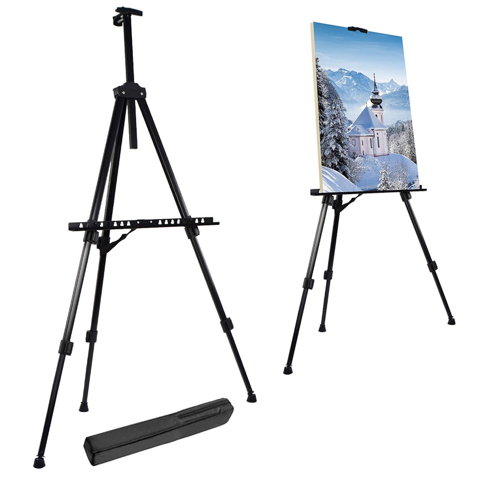 Ktaxon Portable Easel Stand, Adjustable Tripod Floor Easel with Bag