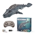 thumbnail image 1 of Remote Control Mosasaurus Water Pool Toys for Kids, RC Boat Dinosaur 1:18 High Simulation Scale Dinos, with Light & Spray Water 26-27s, 1 of 4