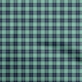 thumbnail image 1 of oneOone Silk Tabby Sea Green Fabric Check Fabric For Sewing Printed Craft Fabric By The Yard 42 Inch Wide, 1 of 4