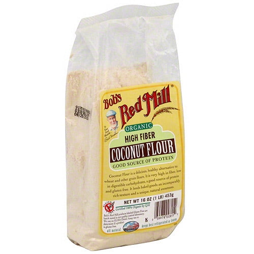 Bob's Red Mill High Fiber Organic Coconut Flour, 16 oz (Pack of 4) by Generic