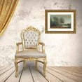 thumbnail image 3 of Paul Sandby 24x18 Gold Ornate Framed and Double Matted Museum Art Print Titled - On the Isis (1764), 3 of 4