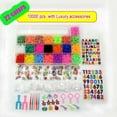 thumbnail image 1 of Diy Hand Made Rubber Bands Twist Loom Set Rubber Loom Bands Kits Friendship Bracelet Maker Making Kit For Kids In Stock, 1 of 5