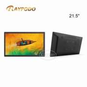 rayapodo 21.5 inch commercial android tablet, touchscreen monitor with rockchip rk3568 and android 11, universal wall mount, white