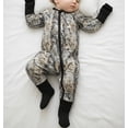 thumbnail image 4 of QEFJNO Bamboo Viscose Baby Boys One-Piece Footies Pajamas, Zipper Romper with Mitten, Footless Sleepers - Forest, 4 of 8