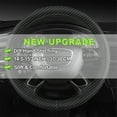 thumbnail image 2 of 15" Inch Steering Wheel Cover Genuine Leather for Ford F250 F350 Super Duty, 2 of 10