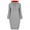 Gray, variant on Fancifize Women Casual Long Tunic Sweatshirt Dress Cowl Neck Long Sleeve Drawstring Pullovers Dresses Loose Fall Fashion Outfits with Pocket