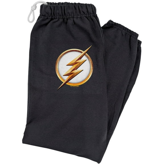The Flash Season 4 Logo Unisex Jogger Sweatpants for Men and Women, Black, Medium