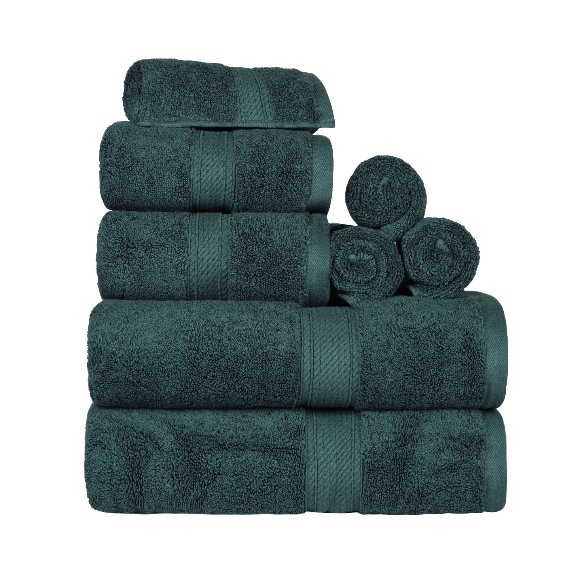Soft Textured 8 Piece Towel Set, Teal Rain towels towels bathroom Home  Textile - AliExpress