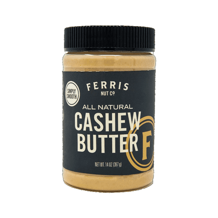 Ferris Coffee & Nut All Natural Smooth Cashew Butter  14 oz [Pack of 6]