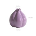 thumbnail image 3 of Qocolhg Ceramic Vase,Home Farmhouse Decor,Vase for Kitchen,Bedroom,Office,Living Room,Bathroom,Shelf Centerpiece Table Decorations,Nordic Modern Boho ins Style Decorative Aesthetic Flower Vase,Purple, 3 of 8