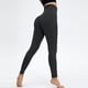 thumbnail image 2 of Leggings de yoga de cintura alta para mujer - Levantan las caderas, pantalones deportivos sin costuras - Bolsillos ocultos, nailon elástico y spandex - Diseño de trasero abombado para hacer ejercic, 2 of 5