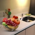 Contemporary Metal Wire Baskets Perfect for Storing Fresh Fruits and
