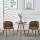 thumbnail image 4 of Dining Room Chairs Nordic Style Dining Table With Chairs Set Furniture Cotton Linen Solid Wood Hotel Kitchen Restaurant Stool My Lux Decor Round, 4 of 16