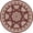 Burgundy2, variant on Nanqianyi Navy Blue Damask Round Tablecloth,60 Inch,Stain‑Resistant Waterproof Floral Table Cover for Kitchen Dining Party Decor