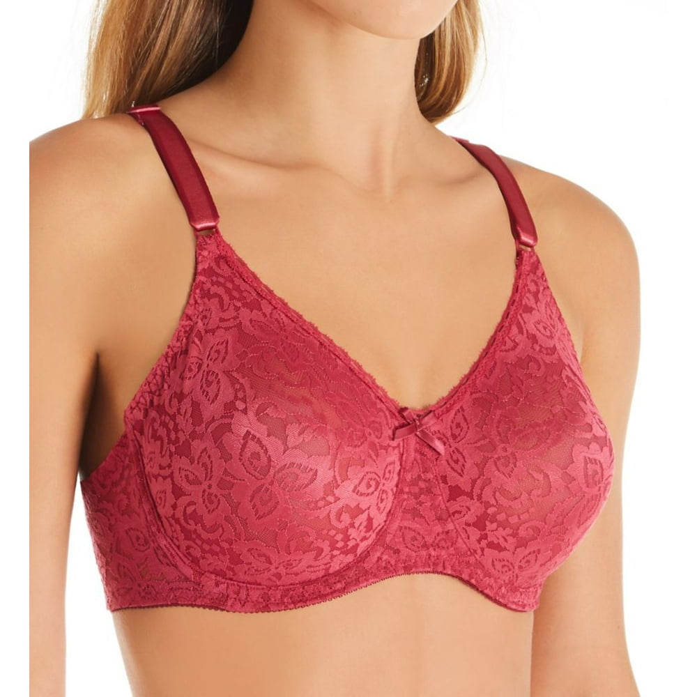 Bali Women's Bali 3432 Lace 'N Smooth Seamless Cup Underwire Bra