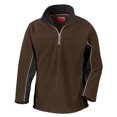 thumbnail image 1 of Result - Forro polar transpirable cortavientos anti-bolas Modelo Tech3 Sport hombre caballero (Coffee/Negro), 1 of 2