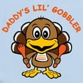 thumbnail image 2 of CafePress - Daddy's Lil' Gobbler Infant Bodysuit - Baby Light Bodysuit, Size Newborn - 24 Months, 2 of 4