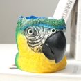 thumbnail image 2 of B B Soporte para bolígrafos con animales, soporte para brochas de maquillaje, arte de resina, adornos artesanales, organizador de tocador de escritorio, caja de almacenamiento, maceta par, 2 of 5