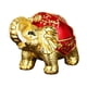 thumbnail image 3 of Cenicero De Elefante Para Decoración De Mesa Para Cigarrillos, Exterior, Interior, Patio, Hogar, Oficina, Rojo Dorado, 3 of 9
