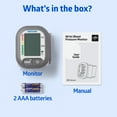 thumbnail image 6 of Medline Digital Wrist Blood Pressure Monitor with Batteries Included, Wireless, 6 of 6