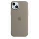 thumbnail image 1 of Funda para teléfono Apple iPhone 15 Plus de silicona con MagSafe, color arcilla, 1 of 5