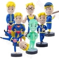 thumbnail image 4 of Vault Boy Bobblehead Fallout Collectibles, 5.5" Fallout Bobblehead Figure, Fallout Merch Birthday Gifts for TV Fans Boys Girls (7Pcs Set), 4 of 9