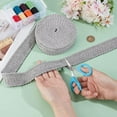 thumbnail image 3 of 10.9 Yard Carpet Edge Bias Binding Gray White Cotton Carpet Rug Binding Cotton Herringbone Ribbons for Sewing Project Carpet Repair, 3 of 6
