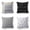 Black White, variant on Holiday Deal Selection Phantoscope New Living Series Duplex Printing Decorative Throw Pillow Covers, 18" x 18", Yellow and Gray, Set of 4