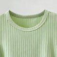 thumbnail image 2 of OGLCCG Girls Ruffle Sleeve T Shirt Summer Casual Crewneck T-Shirts Lightweight Basic Tees Tops for Little Girls 0-12 Years, 2 of 7