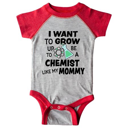 

Inktastic I Want To Grow up To Be a Chemist Like My Mommy Gift Baby Boy or Baby Girl Bodysuit