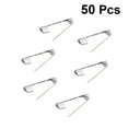thumbnail image 4 of OUNONA 50Pack Safety Pin Brooche Silver Alloy Pin Back Clasp for Name Badges, 4 of 6