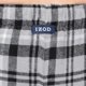 thumbnail image 4 of Pantalón de pijama de franela a cuadros gris y negro para hombre IZOD, 3XL, 4 of 4