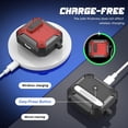 thumbnail image 5 of KOMI 2021AirPods 3rd Generation housing housing, military hardshell protective armor with locking AirPod Gen 3 charging case 2021, front LED visible, 5 of 5